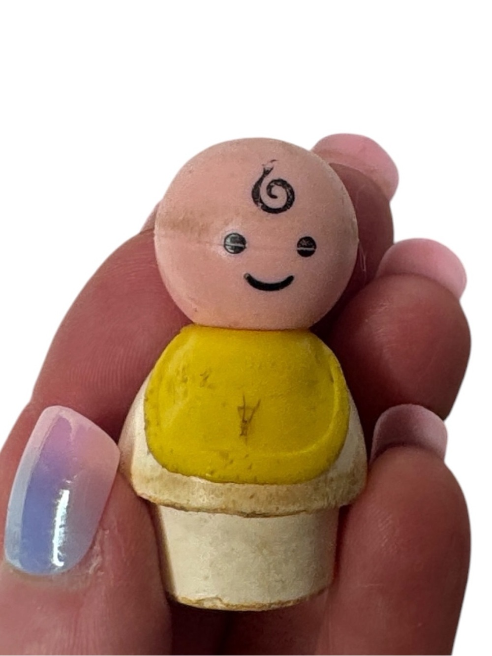 Vintage 1970’s Fisher Price Nursery Baby Little People.